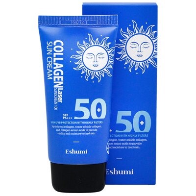 Солнцезащитный крем с Коллагеном SPF50 Pa+++, ESHUMI, 70 г