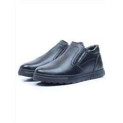 TYM9721A BLACK Ботинки зимние мужские (искусственная кожа, искусственный мех) размер 40