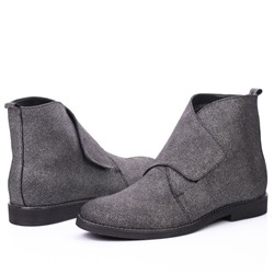 Женские кожаные ботинки Tacchi Grande TG3155 1V Черный Серебро: Под заказ