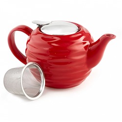 Заварочный чайник Ф19-001R с фильтром 800мл Красный  (24) оптом
