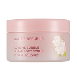 NATURE REPUBLIC Love Me Bubble Сахарный скраб для тела [Floral Bouquet]