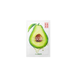 The Saem Natural Avocado Тканевая маска с маслом авокадо