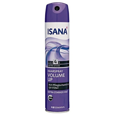 Лак д/волос ISANA Haarspray Volumen/Сверх-объем 4 /250мл