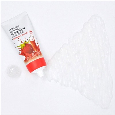 Крем для рук с экстрактом клубники Waterful Strawberry Hand Cream, Lebelage 100 мл