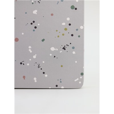 Блокнот (А5) "Paint splatter", dark grey (14.5*21)