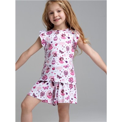 Пижама для девочки PL 32322315 Белый розовый