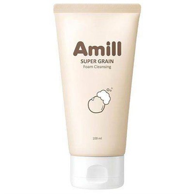 Пенка очищающая с зерновыми экстрактами AMILL SUPER GRAIN FOAM CLEANSING, AMILL, 100 мл