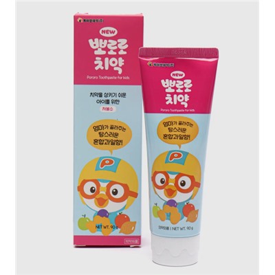 Детская зубная паста с экстрактом фруктов PORORO, 90 г