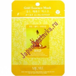 Маска тканевая с коллоидным золотом Gold Essence Mask, MIJIN Южная   23 мл