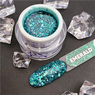 Patrisa Nail, DIAMOND GEL Emerald, 5 гр