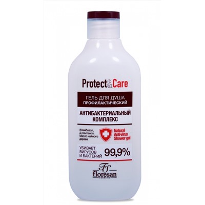 Гель для душа профилактический "PROTECT&CARE"  300мл., ф-491 Формула: 491, Гель для душа профилактический