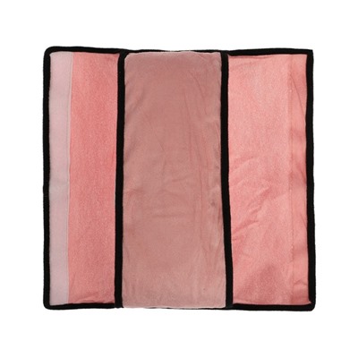 Накладная подушка на ремень безопасности, 28 см, розовая