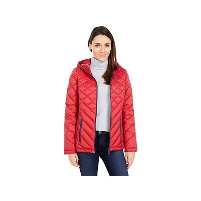 Tommy Hilfiger Short Hooded and Quilted Packable Jacket