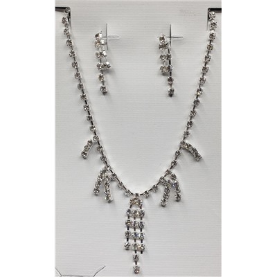Комплект украшений Jewelry 049, серебро