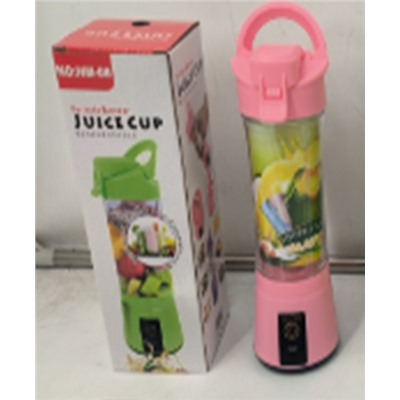 Блендер портативный "Juicy", pink, USB, (24*8 см)