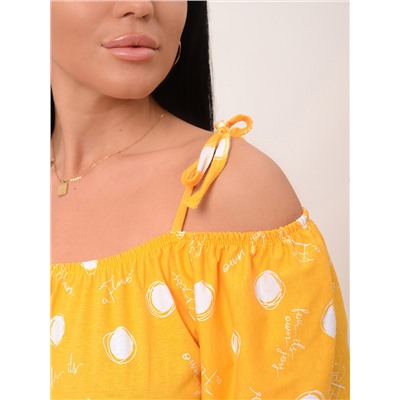 Платье ПТК-435 1038 (Желтый)