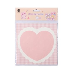 Блок для заметок "Cute heart", 30 л. 16*16 см