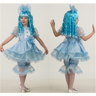 Детский карнавальный костюм Мальвина (текстиль) 8046