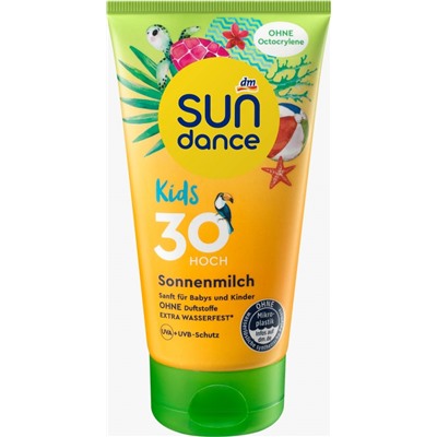 SUNDANCE Sonnenmilch Kids LSF 30 Детское солнцезащитное молочко SPF 30, 150 мл