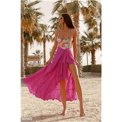 Стильная пляжная юбка