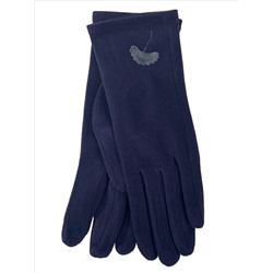 Элегантные хлопоковые перчатки, цвет синий