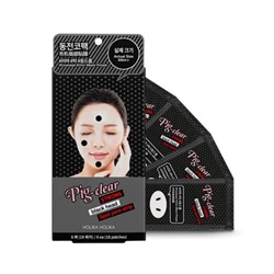 Holika HolikaPig Clear Black Head Strong Spot pore Stripes 6 sheets