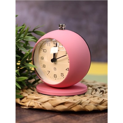 Часы-будильник «Clock UFO», pink (12х10,1 см)