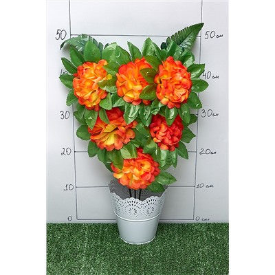 Букет цветов "Георгины" 50 см (SF-5143) в ассортименте