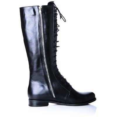 Женские кожаные сапоги RIVADI RIV2275 Черный: Под заказ