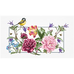 Набор для вышивания LUCA-S арт. BA2359 Весенние цветы 41,5х25 см