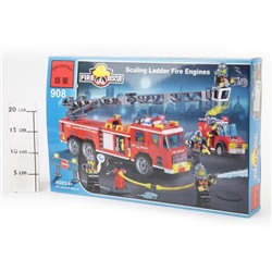 Конструктор пласт. Fire Rescue, 130 дет, 18*14*4,5см, BOX, ENLIGHTEN арт.903