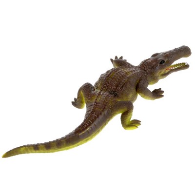 Игрушка пластизоль тянучка меняет цвет крокодил, блистер ИГРАЕМ ВМЕСТЕ в кор.2*72шт