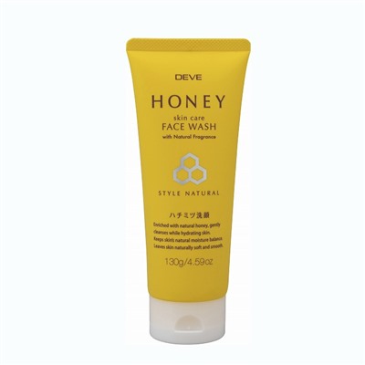 Пенка для умывания Мёд, Honey Facial Cleansing Foam, Deve 130 г