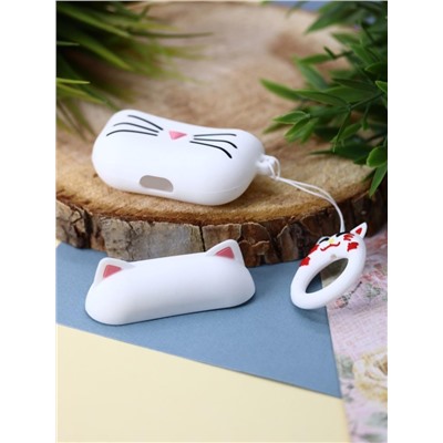 Чехол для AirPods Pro "Cat whiskers", white