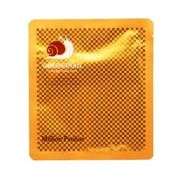 Million Pauline, Увлажняющая тканевая маска для лица с Муцином Улитки Gold&Snail Hydrogel Mask (30ml)