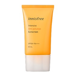 Innisfree Intensive Anti-pollution Водостойкий солнцезащитный крем (SPF50+ PA++++)