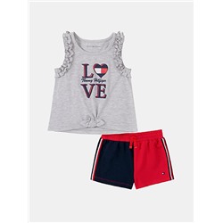 TH Toddlers' Colorblock Top And Short Set