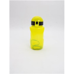 Бутылка "Movement life" с трубочкой, yellow (350 ml)