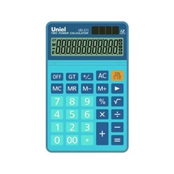 Калькулятор UNIEL UD-211B 12разр. синий/Китай* Подробнее