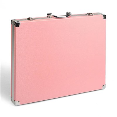 Набор для рисования, в чемоданчике ПВХ, розовый