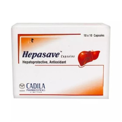 Гепасейв (100 кап), Hepasave Capsules, произв. Cadila Pharmaceuticals