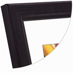 Рамка для сертификата Светосила Радуга 21x30 (A4) черный, сосна со стеклом		артикул 5-34305