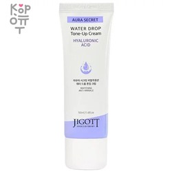 Jigott Aura Secret Hyaluronic Acid Water Drop Tone Up Cream Увлажняющий тонизирующий крем для лица с гиалуроновой кислотой 50мл.,