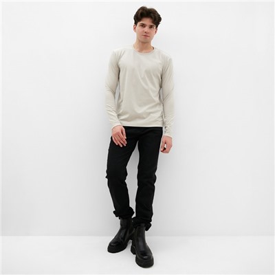 Лонгслив мужской MIST Men's casual размер 56, серо-бежевый