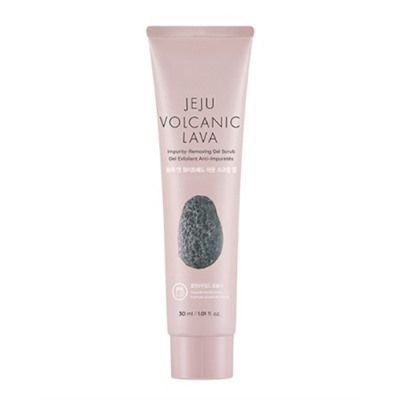 THE FACE SHOP Jeju Volcanic Lava Black & White Head Out Scrub Gel  30ml