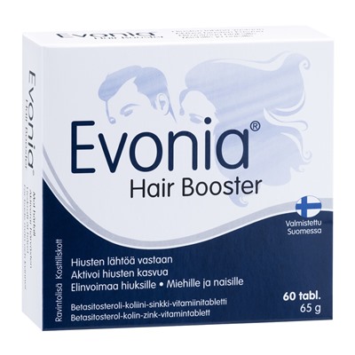 Витамины Evonia Hair Booster для мужских и женских волос 60 кап