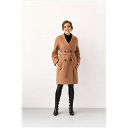 Пальто женское демисезонное 23220 (кэмел)