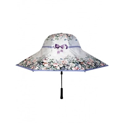 Зонт-трость шляпа женский DAIS арт.7709-5 полуавт (прованс)