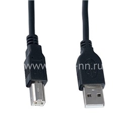 Кабель Perfeo USB 2.0 A-->B 5 м черный