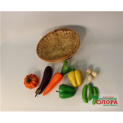 Набор овощей в корзинке (большой)